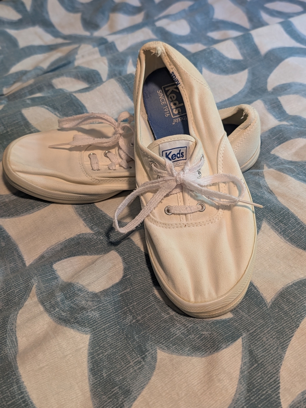 Keds Women's Canvas Low-Top Sneakers in White